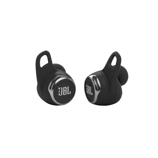 JBL Reflect Flow Pro - Black - Waterproof true wireless Noise Cancelling active sport earbuds - Left